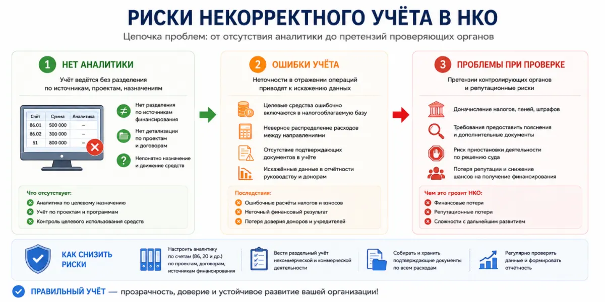 26 Учёт и отчётность НКО в 1С: ключевые особенности и распространённые ошибки — скриншот 7