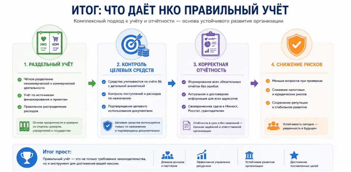 26 Учёт и отчётность НКО в 1С: ключевые особенности и распространённые ошибки — скриншот 8