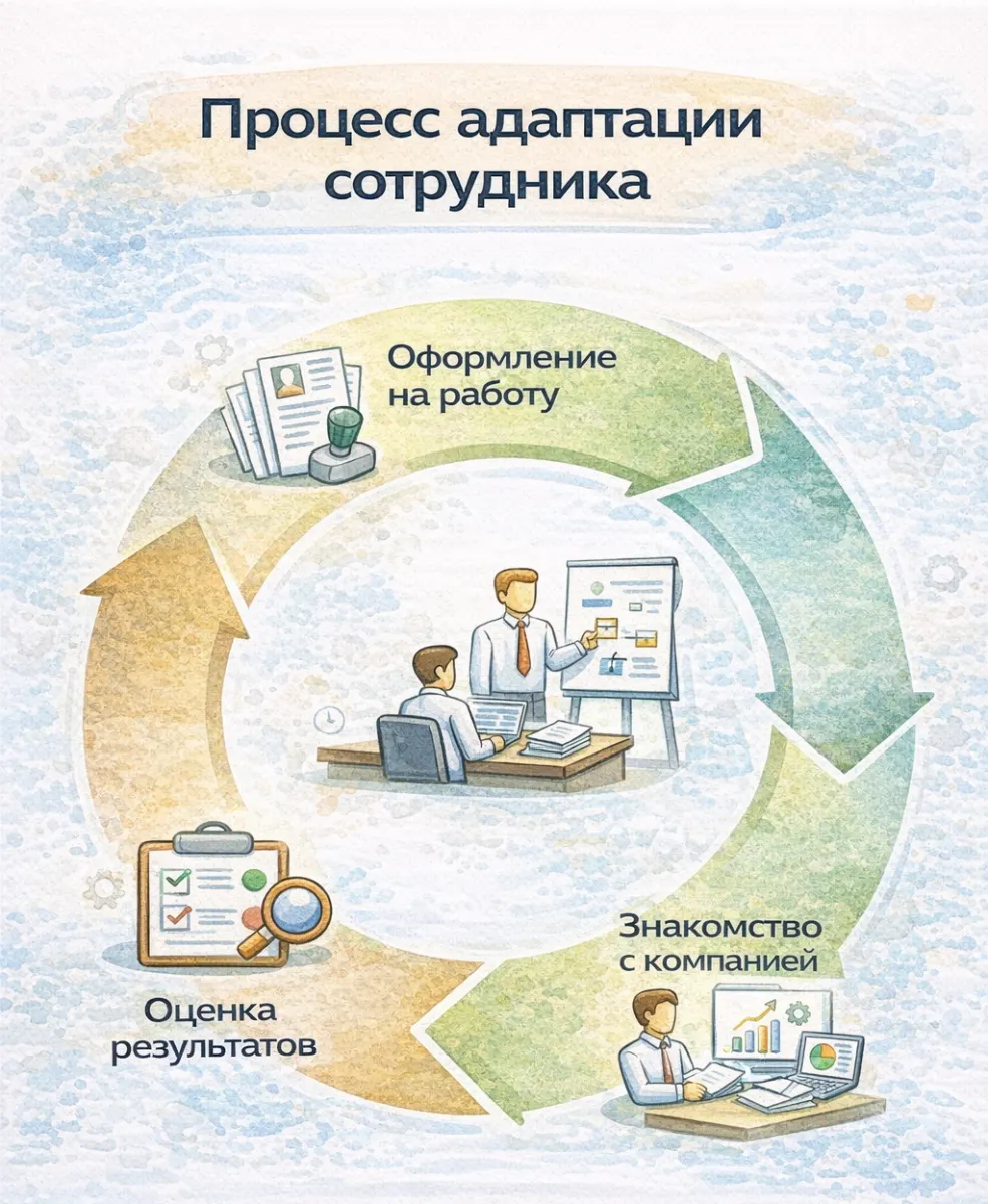 Адаптация новых сотрудников в 1С:ЗУП КОРП: как контролировать первые месяцы работы — скриншот 10