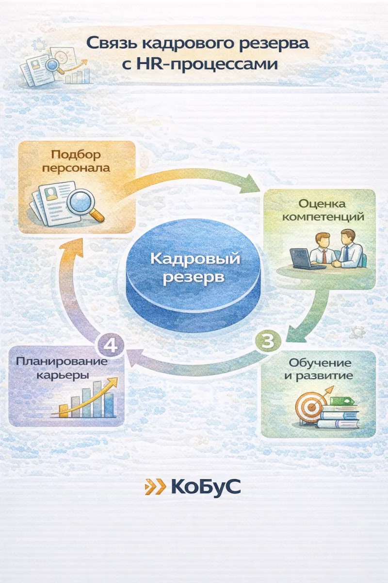 Кадровый резерв в 1С:ЗУП КОРП — скриншот 10