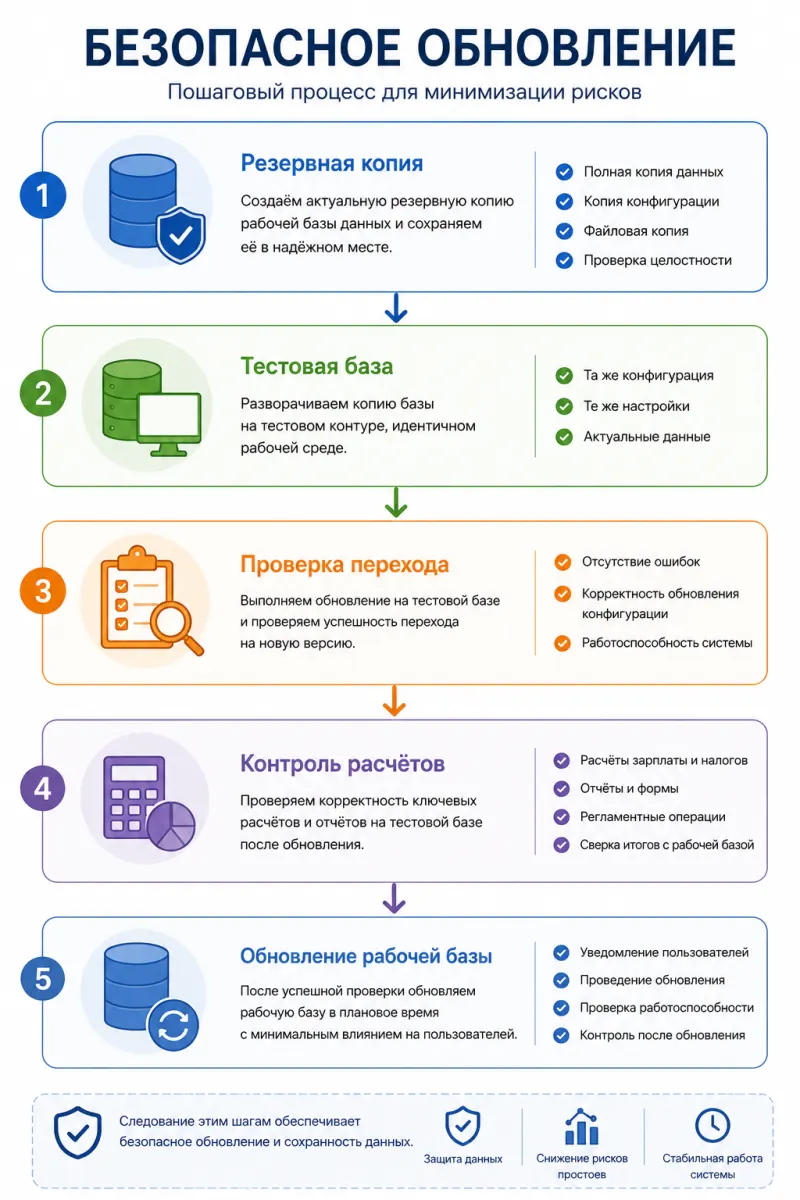 Какие ошибки возможны после перехода
